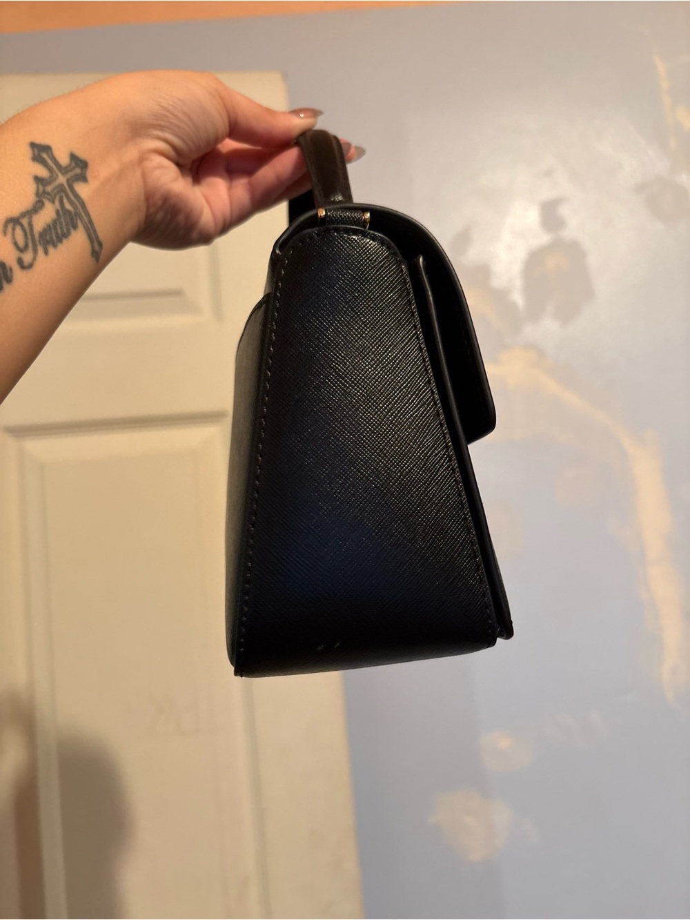 Kate Spade Reagan Black Top Handle Crossbody Purse New - Picture 3 of 8